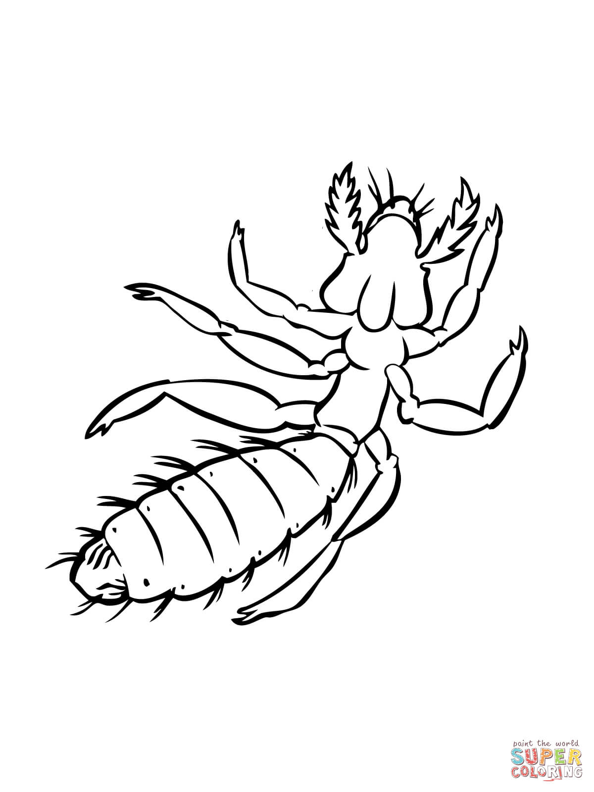 Lice coloring pages | Free Coloring Pages