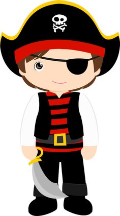 Pirate clipart for kids