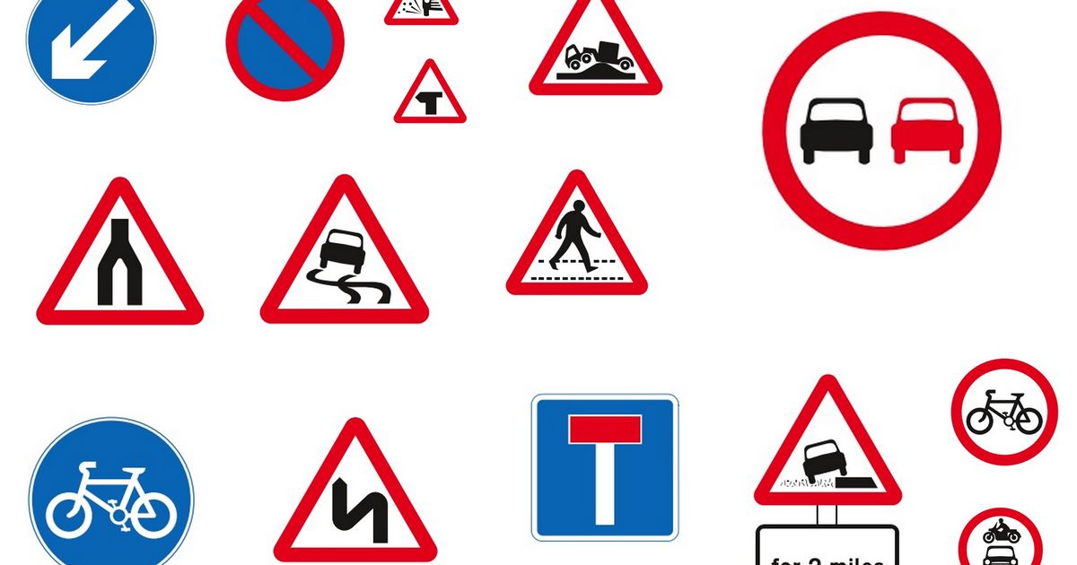 What driving signs mean - More information