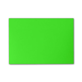 Neon Green Color Post-itÂ® Notes - Sticky Notes | Zazzle