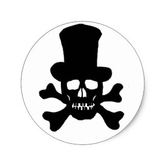 Skull And Crossbones Poison Stickers | Zazzle