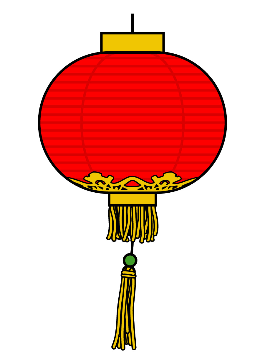 Chinese lantern clip art