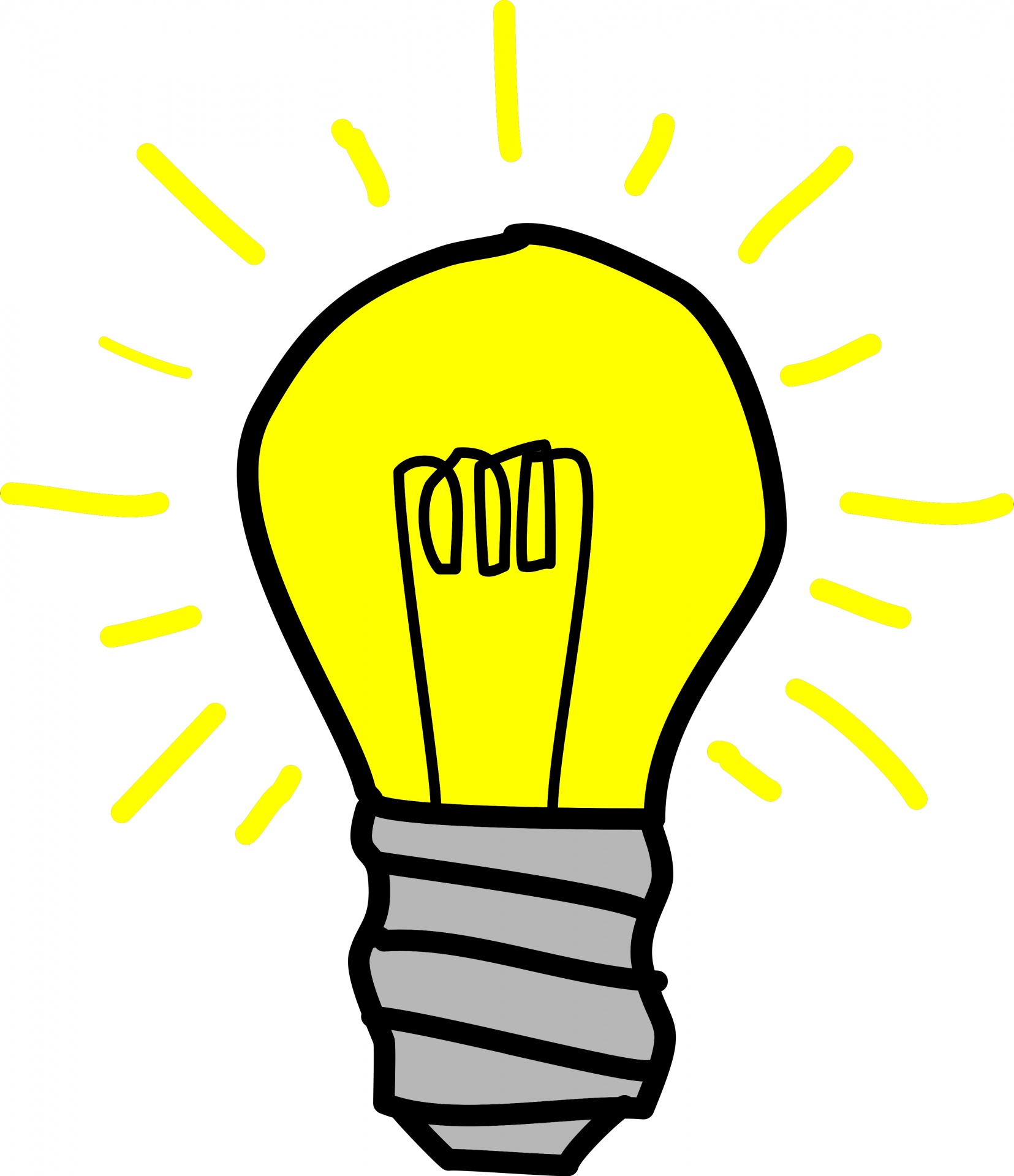 free cartoon light bulb clipart - photo #48