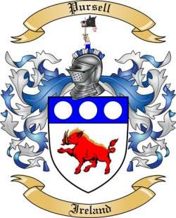 Pursell Family Crest from Ireland by The Tree Maker