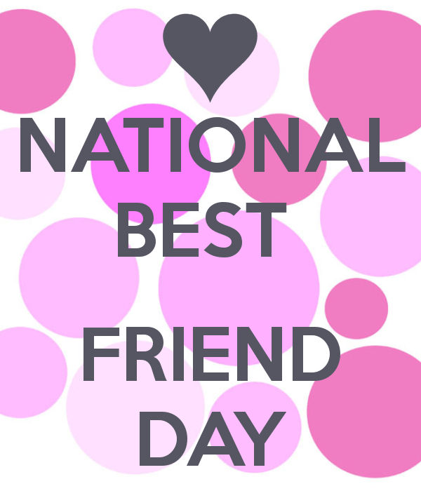 National best friends day 2016 funny clipart