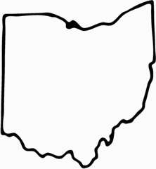 Best Photos of Ohio State Outline - Ohio State Map Outline, Ohio ...