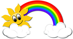 Drawing Of Rainbow - ClipArt Best