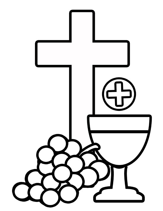 First communion chalice clipart