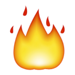 ð??¥ Fire Emoji (U+1F525/U+E11D)