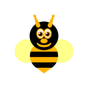 Free bee clipart graphics. Queen bee, wasp, hornet, bubmle bee ...