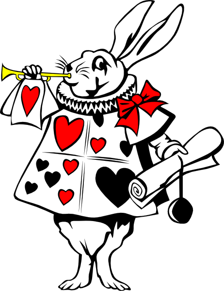 White Rabbit Clip Art - vector clip art online ...