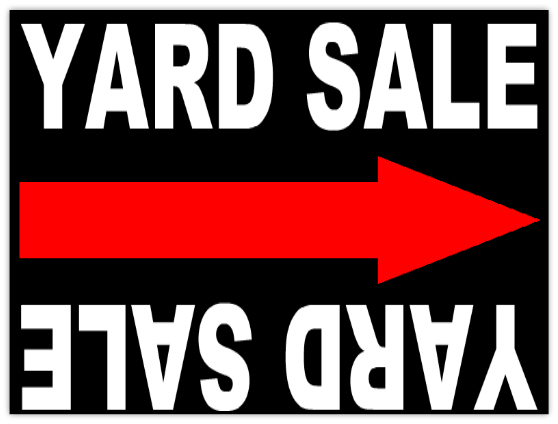 GARAGE SALE 104 | Garage Sale Sign Templates