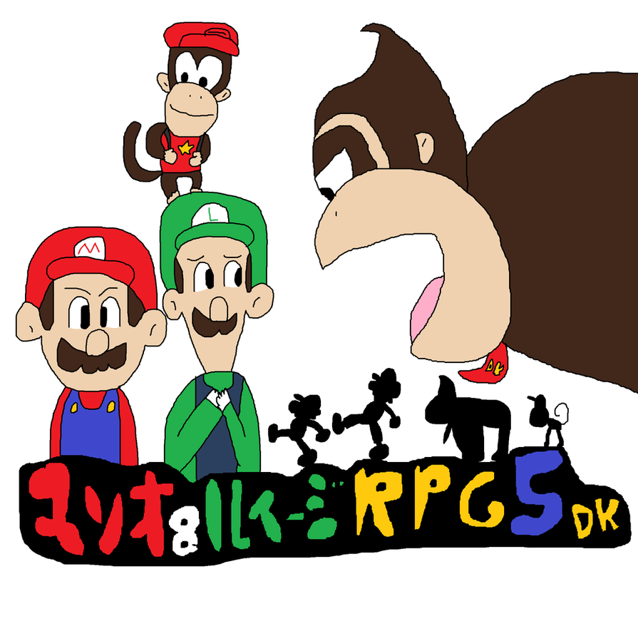 Mario and Luigi RPG 5 Donkey Kong and Diddy Kong by ericgl1996 on ...