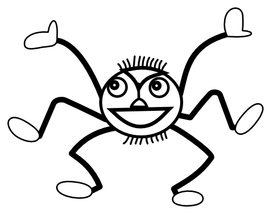 Little Miss Muffet Spider Denslow svg openclipart.org commons ...