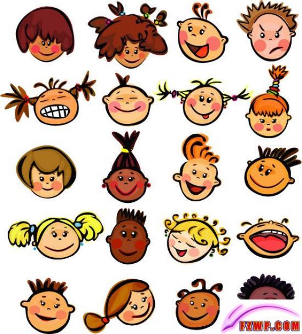 Cartoon Happy Face Face Beautiful Site Sad Face Happy Face - ClipArt