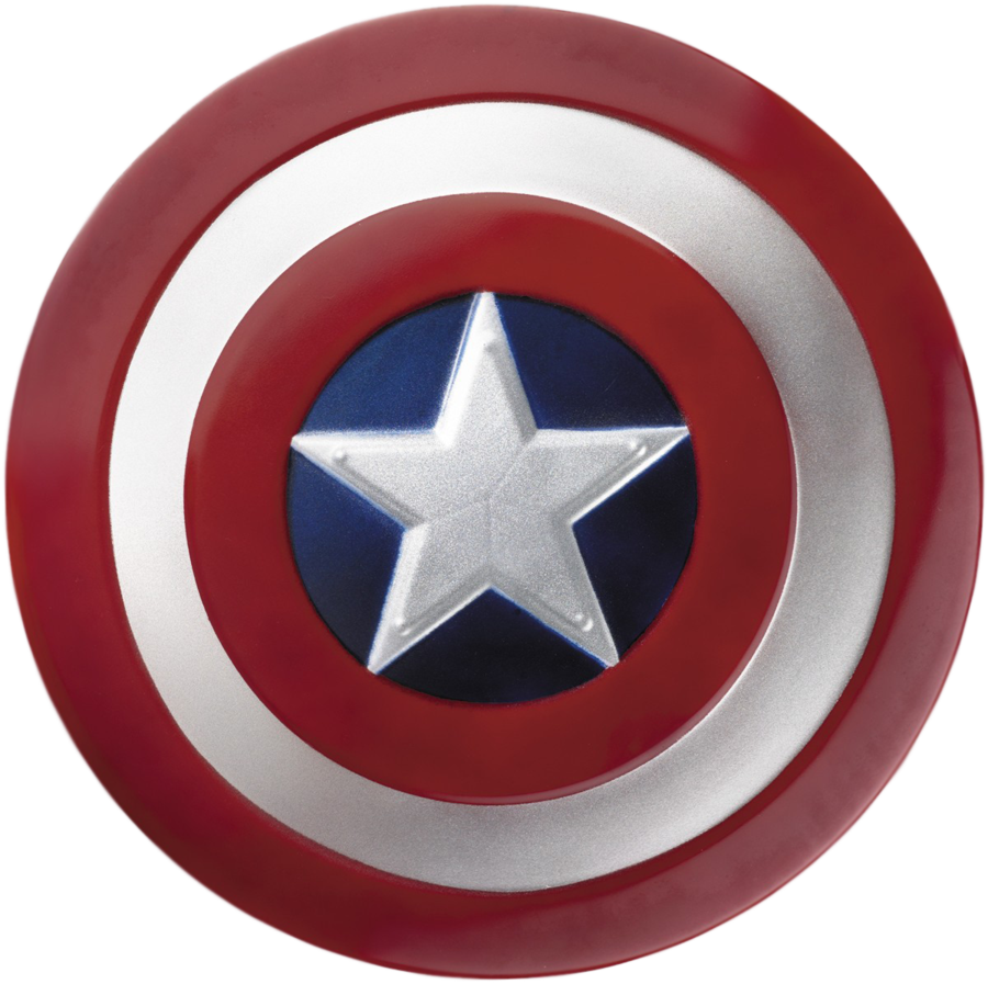 Download PNG image: round captain America shield PNG image