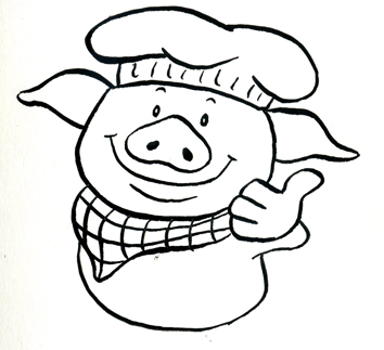 The Hogs Breath logo design | Emily Trotter Illustration