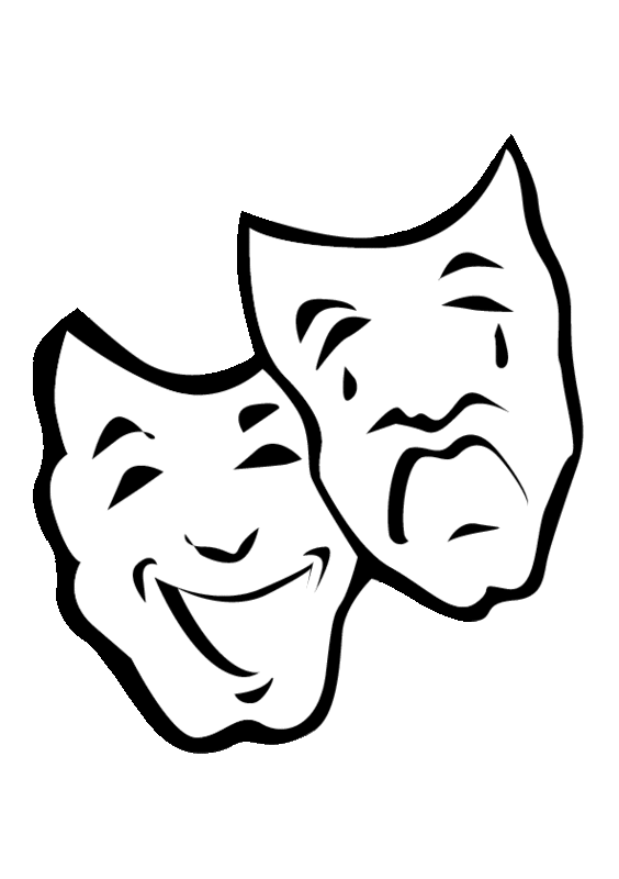 drama-mask-templates-clipart-best