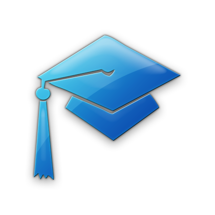 Graduation Cap (Caps) Icon #061095 » Icons Etc