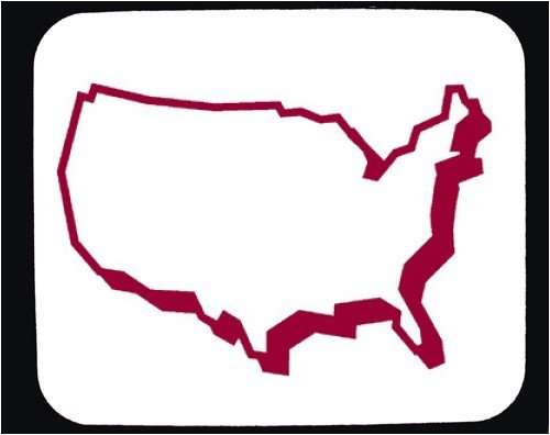 clipart of united states map outline - photo #44