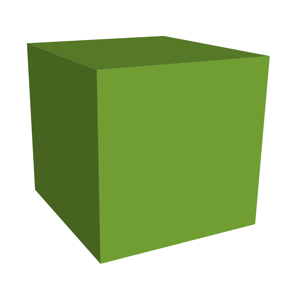 Green Cube 13 8395 8 SVG