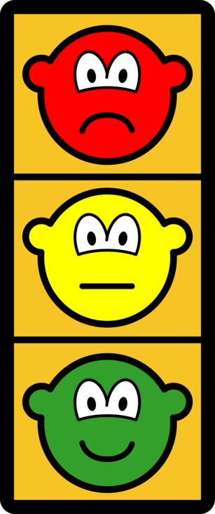Traffic light buddy icon happy - neutral - sad : Buddy icons ...