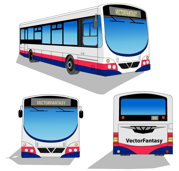 City Bus - Free Vector | Download Free Vectors Art Graphic Designs