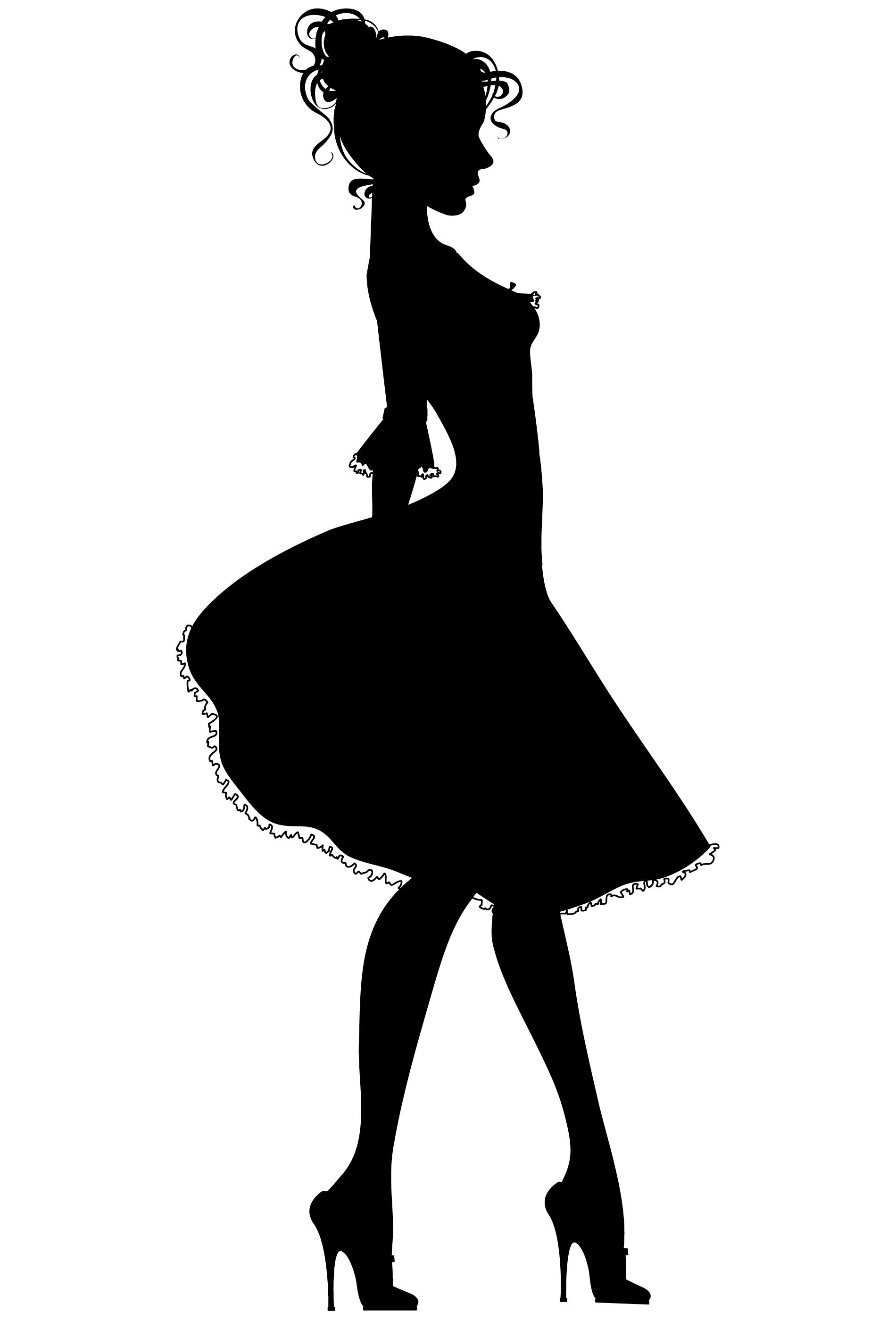 black dress clipart - photo #35