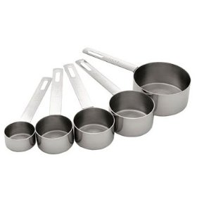 Dry measuring cups : Substitutes, Ingredients, Equivalents