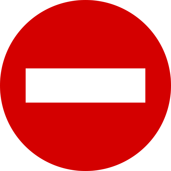 South Africa - Do Not Enter.svg