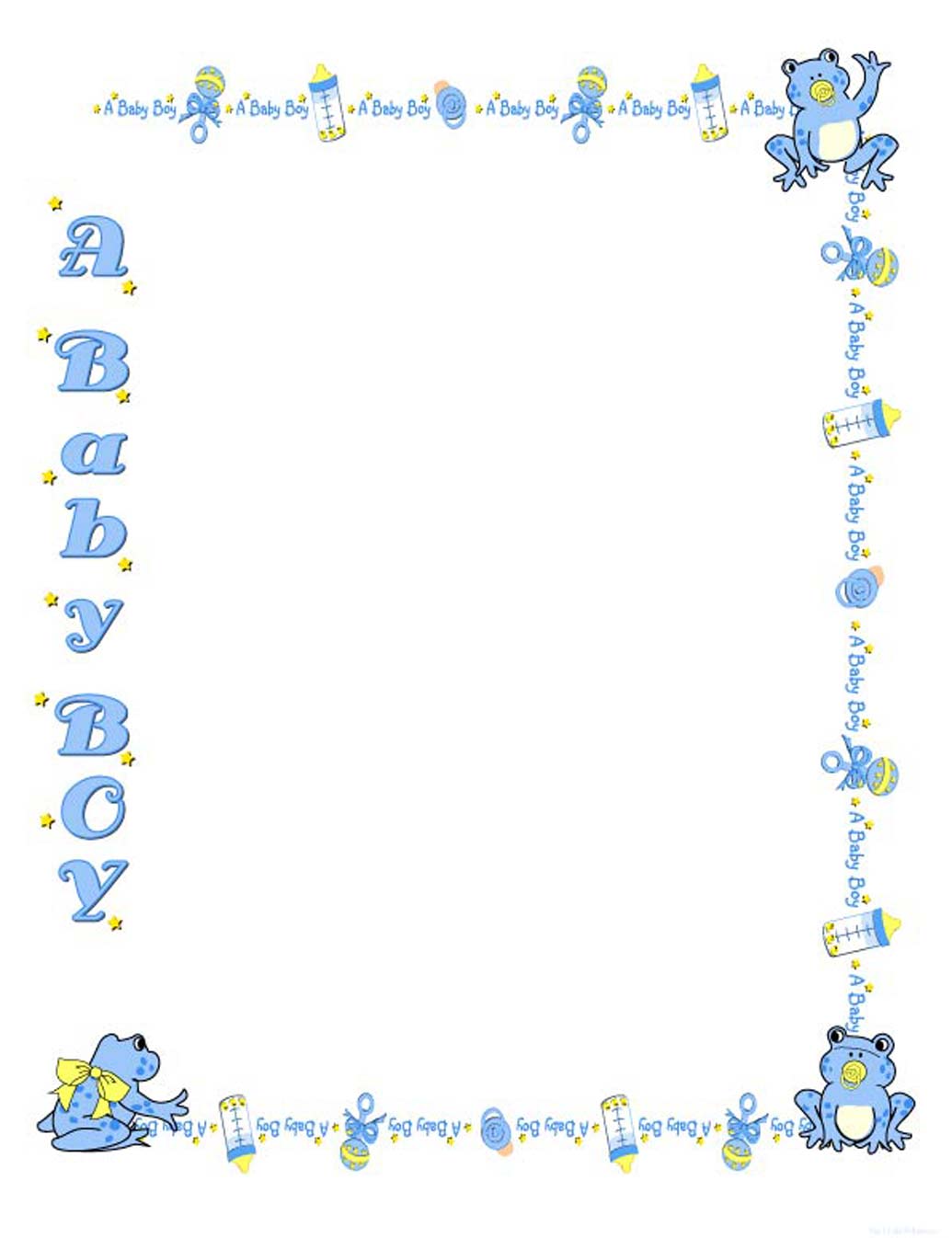 Baby Page Borders