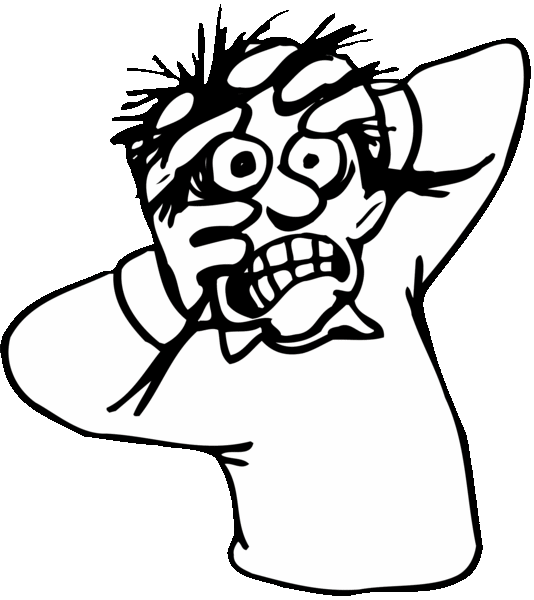 Scared Man - ClipArt Best
