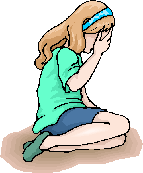 free clipart of girl crying - photo #1