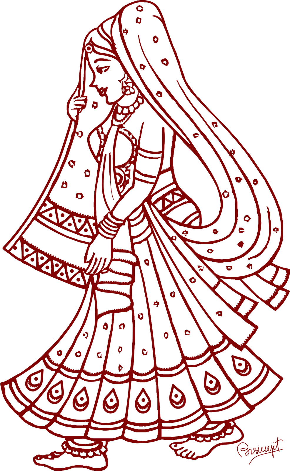 free indian wedding vector clipart - photo #30