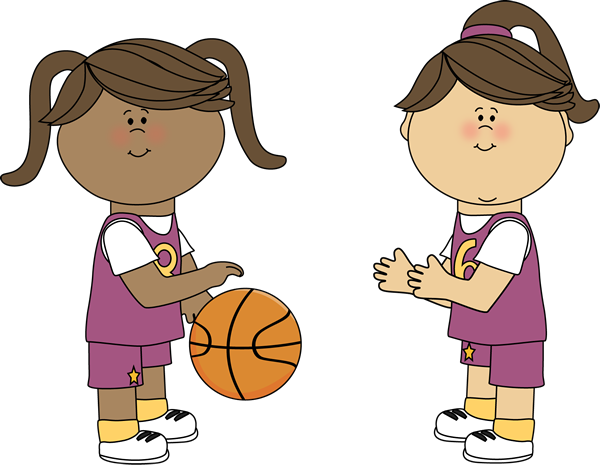 Girls Basketball Clip Art