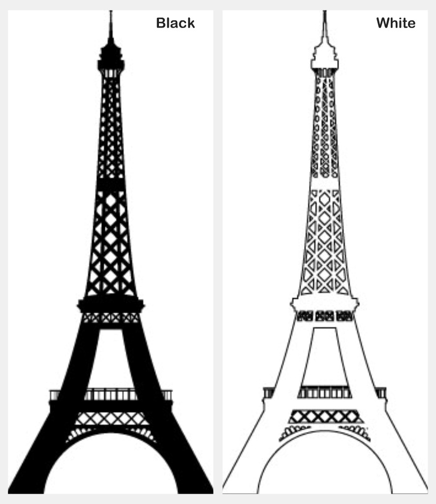 Eiffel Tower Black And White Jos Gandos Coloring Pages