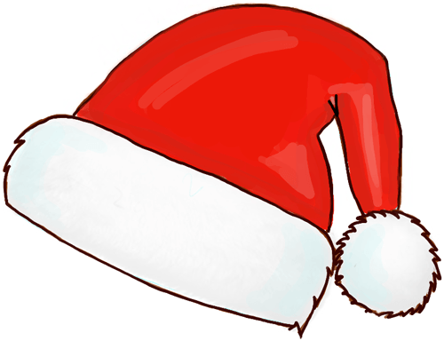 How to Draw Santa Hats with Easy Steps - How to Draw Step by Step ...