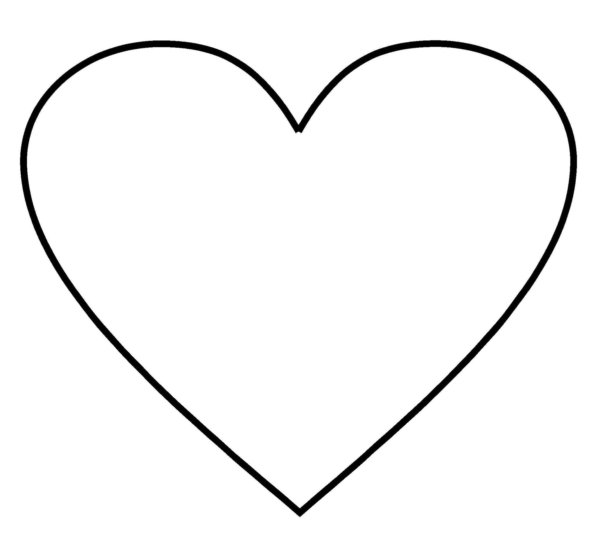 Free Printable Heart-Shaped Writing Templates