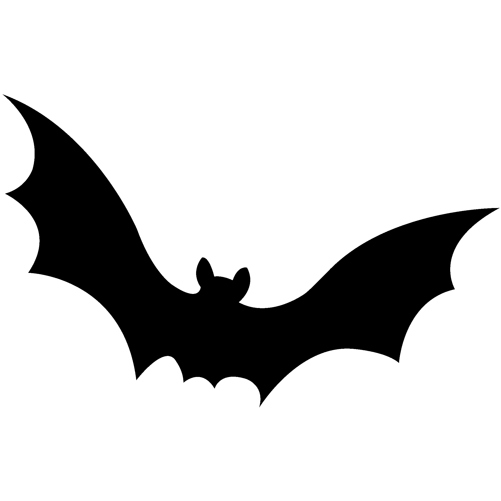 Bat Outline | Free Download Clip Art | Free Clip Art | on Clipart ...