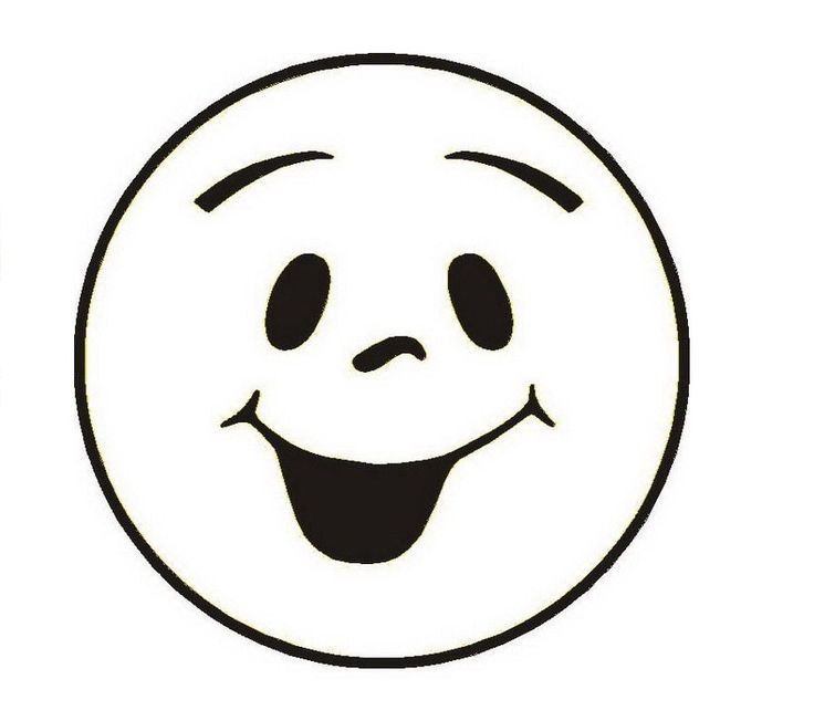Happy Face Template ClipArt Best