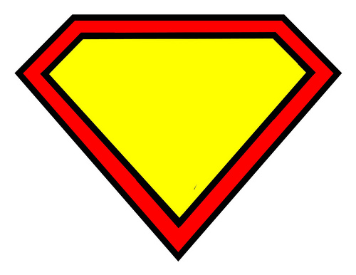 Blank Superman Logo