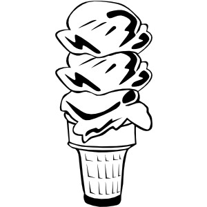Ice cream black and white ice cream clipart black and white free 2 ...