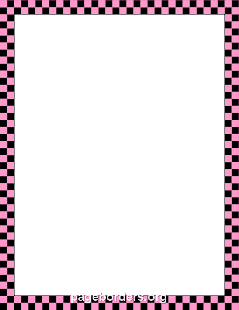 Free Checkered Borders: Clip Art, Page Borders, and Vector Graphics