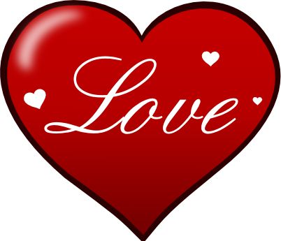 A love, Words and Clip art