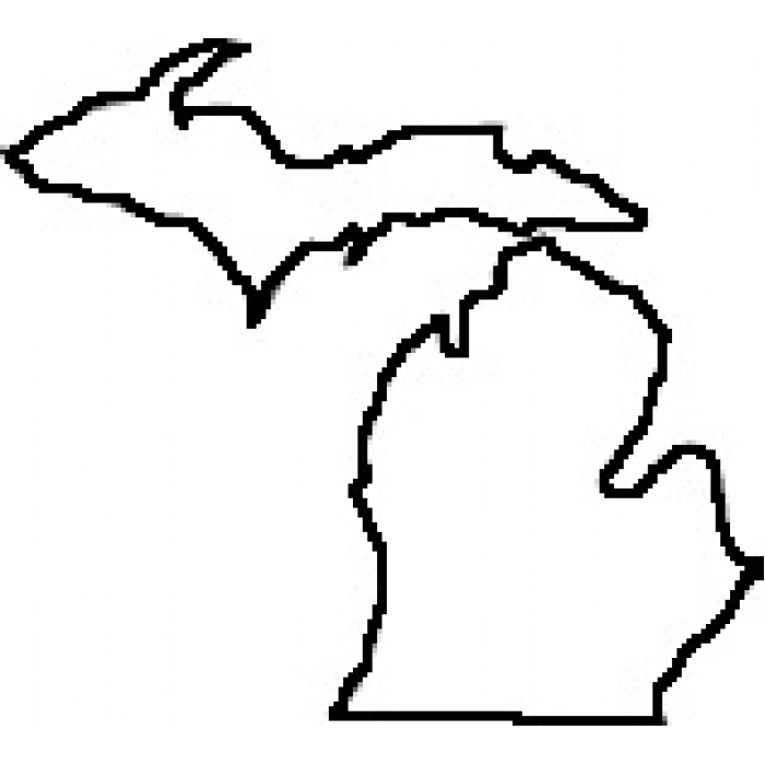 Best Photos of Lower Michigan Map Outline - Michigan Outline ...