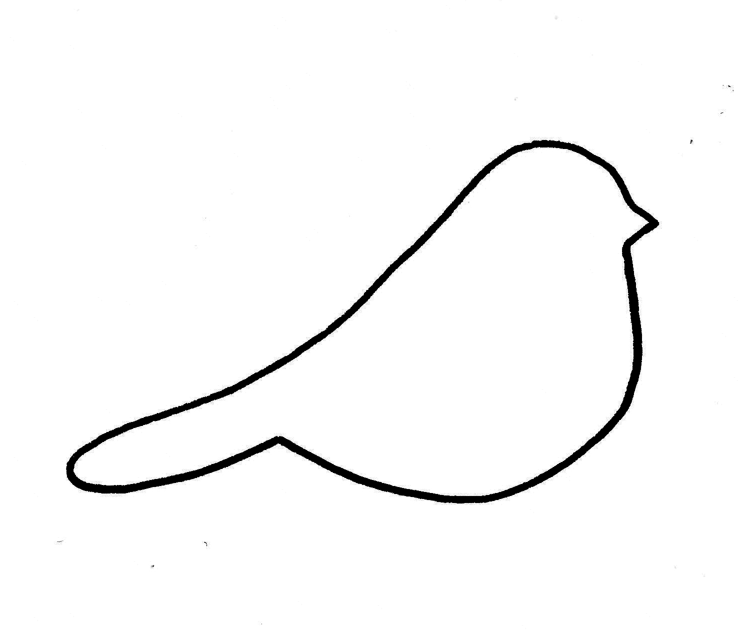 BIRD OUTLINE | Bird Template | Embroidery | Pinterest