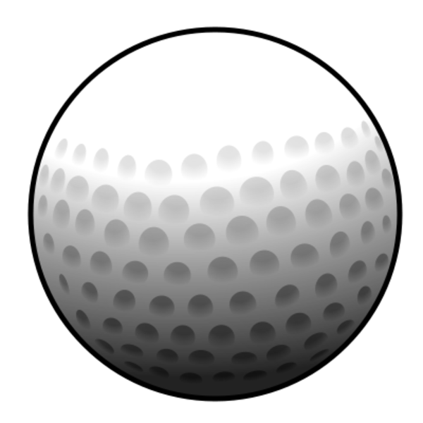 Golf Ball Clip Art Png - Free Clipart Images