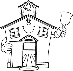 House Outline Clipart Black And White - Free ...