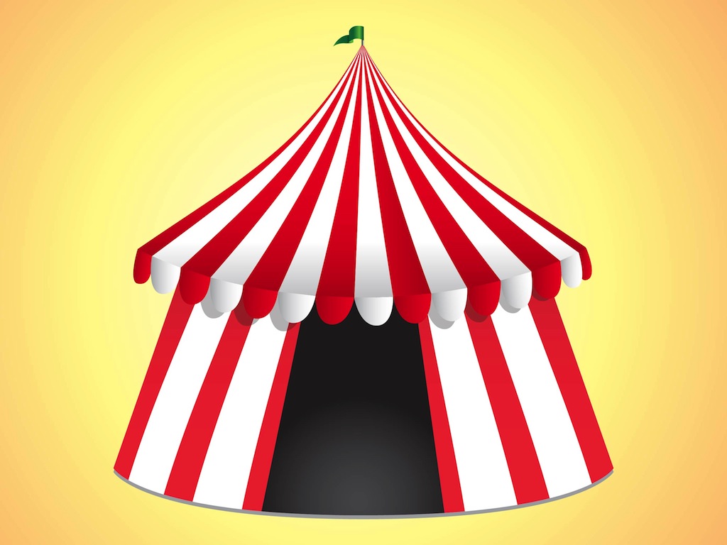 Vehicles For > Cartoon Circus Tent