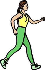 Exercise Clip Art Walking - Free Clipart Images